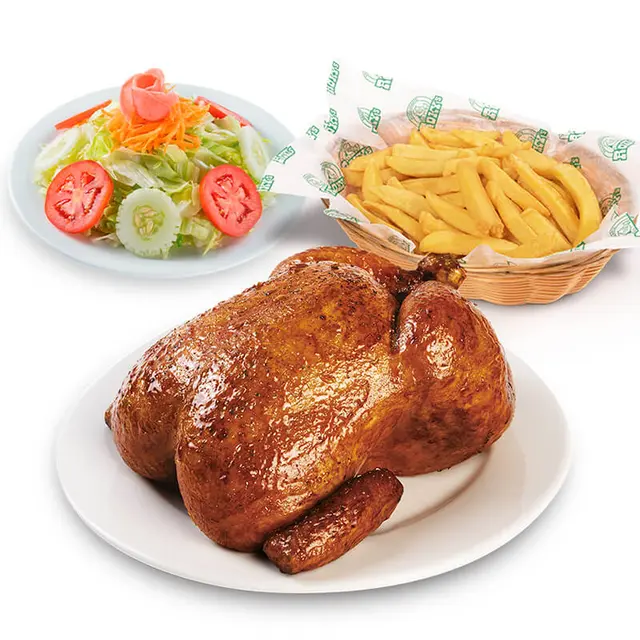 1 Pollo A La Brasa + Papas + Ensalada