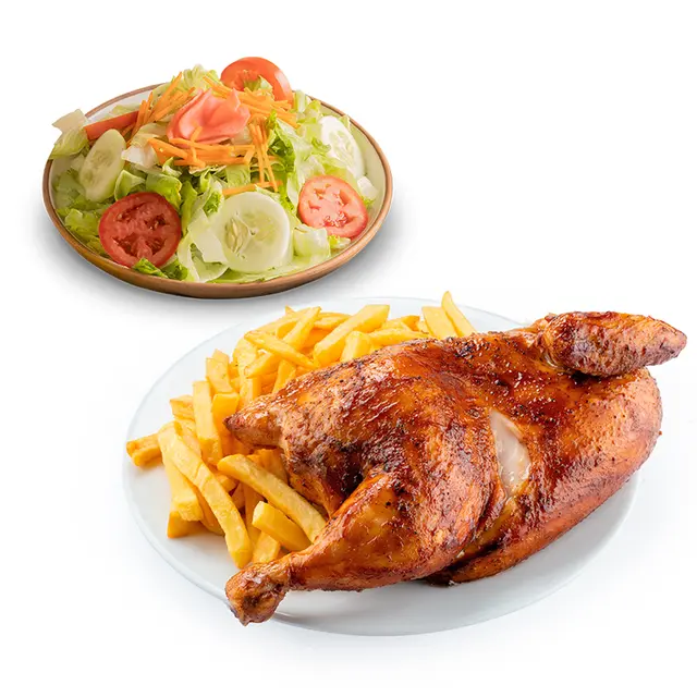 1/2 Pollo + Papa + Ensalada