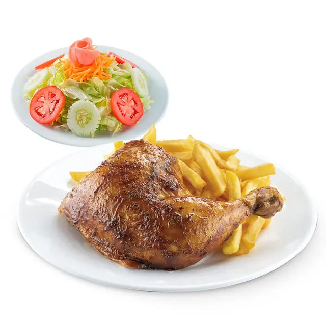1/4 Pollo + Papa + Ensalada
